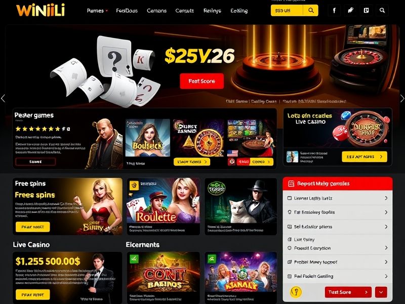 Welcome to winjili.com, your premier destination for real money gambling games. Explore slots, poker, live dealers, and exclusive promotions. Play now with guaranteed fair play and top security.