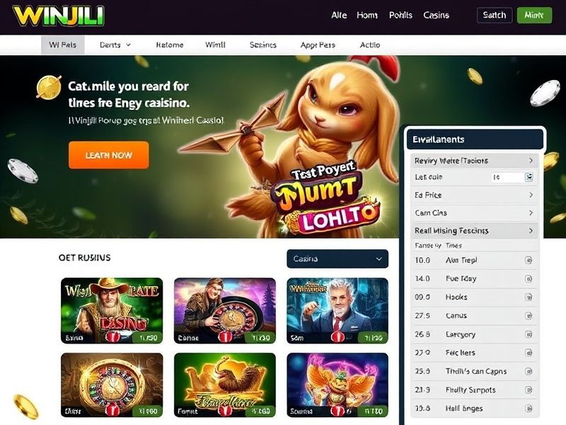 Welcome to winjili.com, your premier destination for real money gambling games. Explore slots, poker, live dealers, and exclusive promotions. Play now with guaranteed fair play and top security.